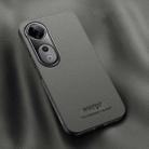 For vivo S19 Pro HUIYI Leather Magnetic Phone Case(Grey) - 1