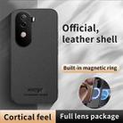 For vivo V40e HUIYI Leather Magnetic Phone Case(Blue) - 2