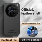 For vivo X200 Pro HUIYI Leather Magnetic Phone Case(Black) - 2