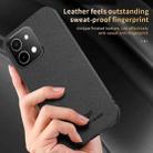 For vivo Y28 4G HUIYI Leather Magnetic Phone Case(Black) - 3