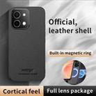 For vivo Y28 4G HUIYI Leather Magnetic Phone Case(Grey) - 2