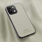 For vivo Y28 4G HUIYI Leather Magnetic Phone Case(White) - 1