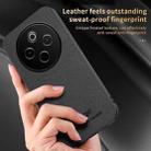 For vivo Y300 Pro HUIYI Leather Magnetic Phone Case(Grey) - 3