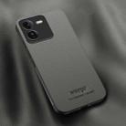 For vivo iQOO Z9 HUIYI Leather Magnetic Phone Case(Grey) - 1