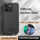 For vivo iQOO Z9 HUIYI Leather Magnetic Phone Case(White) - 2