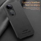 For vivo S19 HUIYI Leather Magnetic Phone Case(Grey) - 3