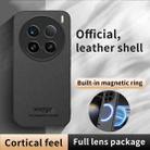 For vivo X100 Ultra HUIYI Leather Magnetic Phone Case(Blue) - 2