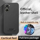 For vivo Y18 HUIYI Leather Magnetic Phone Case(White) - 2