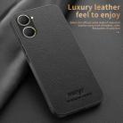 For vivo Y18 HUIYI Leather Magnetic Phone Case(White) - 3