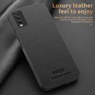 For vivo Y30 HUIYI Leather Magnetic Phone Case(Black) - 3