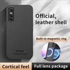 For vivo Y73s HUIYI Leather Magnetic Phone Case(White) - 2