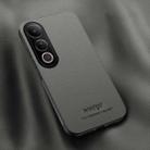 For vivo V50 Lite 4G / 5G HUIYI Leather Magnetic Phone Case(Grey) - 1