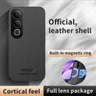 For vivo V50 Lite 4G / 5G HUIYI Leather Magnetic Phone Case(Brown) - 2