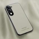 For vivo Y04 4G / Y29s 5G HUIYI Leather Magnetic Phone Case(White) - 1