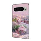 For Google Pixel 9 Pro XL Fresh Painted Leather Phone Case(Garden) - 3