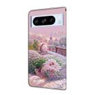 For Google Pixel 8 Pro Fresh Painted Leather Phone Case(Garden) - 3