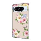 For Google Pixel 8 Pro Fresh Painted Leather Phone Case(Colored Flowers) - 3