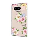 For Google Pixel 8 Fresh Painted Leather Phone Case(Colored Flowers) - 3