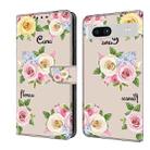 For Google Pixel 8a Fresh Painted Leather Phone Case(Colored Flowers) - 1