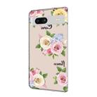 For Google Pixel 8a Fresh Painted Leather Phone Case(Colored Flowers) - 3