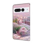 For Google Pixel 7 Pro Fresh Painted Leather Phone Case(Garden) - 3