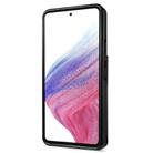 For Samsung Galaxy A52 4G / 5G / A52s 5G Rhombic Dual Buckle Card Slots Phone Case with Lanyard(Black) - 3