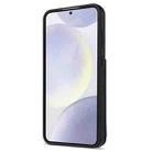 For Samsung Galaxy S23+ 5G Rhombic Dual Buckle Card Slots Phone Case with Lanyard(Black) - 3