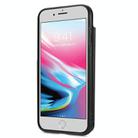For iPhone SE 2022 / 2020 / 8 / 7 Rhombic Dual Buckle Card Slots Phone Case with Lanyard(Black) - 3