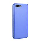 For OnePlus 5 Carbon Fiber Texture Horizontal Flip TPU + PC + PU Leather Case with Card Slot(Blue) - 3