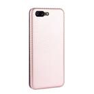 For OnePlus 5 Carbon Fiber Texture Horizontal Flip TPU + PC + PU Leather Case with Card Slot(Pink) - 3