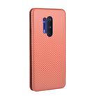 For OnePlus 8 Pro Carbon Fiber Texture Horizontal Flip TPU + PC + PU Leather Case with Card Slot(Brown) - 2