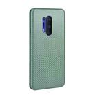 For OnePlus 8 Pro Carbon Fiber Texture Horizontal Flip TPU + PC + PU Leather Case with Card Slot(Green) - 3