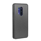 For OnePlus 8 Pro Carbon Fiber Texture Horizontal Flip TPU + PC + PU Leather Case with Card Slot(Black) - 3