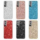 For Samsung Galaxy S25+ 5G Glitter Powder Shockproof TPU Phone Case(Blue) - 2