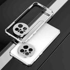 For Huawei Mate 70 Aurora Series Lens Protector + Metal Frame Phone Case(Silver) - 2