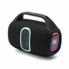 T&G TG674 TWS Outdoor Portable Wireless Bluetooth Speaker with RGB Light(Black) - 1