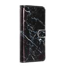 For iPhone 12 / 12 Pro Painted Pattern Horizontal Flip Leather Case with Holder & Card Slots & Photo Frame(Black Marble) - 2