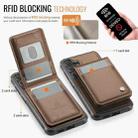 For Samsung Galaxy S24+ 5G JEEHOOD J06 British Style RFID MagSafe Card Bag PU Phone Case(Brown) - 3