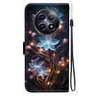 For Realme 12 5G Crystal Texture Colored Drawing Leather Phone Case(Little Lantern Flower) - 3