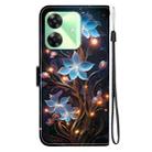 For Realme C61 / C63 / Note 60 Crystal Texture Colored Drawing Leather Phone Case(Little Lantern Flower) - 3