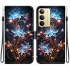 For Realme C75 Crystal Texture Colored Drawing Leather Phone Case(Little Lantern Flower) - 1