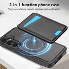 For Samsung Galaxy A16 4G / 5G Skin Feel Detachable Card Bag Magsafe Phone Case(Black) - 2