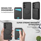 For Samsung Galaxy A16 4G / 5G Skin Feel Detachable Card Bag Magsafe Phone Case(Black) - 3