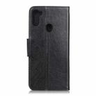 For Samsung Galaxy A11 Nappa Texture Horizontal Flip Leather Case with Holder & Card Slots & Wallet(Black) - 3
