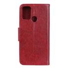 For Samsung Galaxy A21s Nappa Texture Horizontal Flip Leather Case with Holder & Card Slots & Wallet(Red) - 3