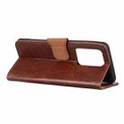 For Samsung Galaxy S20 Ultra Nappa Texture Horizontal Flip Leather Case with Holder & Card Slots & Wallet(Brown) - 3