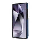 For Samsung Galaxy S25 Ultra 5G Skin Feel Detachable Card Bag Magsafe Phone Case(Blue) - 3
