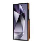 For Samsung Galaxy S25 Ultra 5G Skin Feel Detachable Card Bag Magsafe Phone Case(Brown) - 3