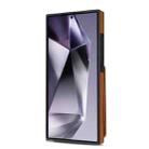 For Samsung Galaxy S23 Ultra 5G Skin Feel Detachable Card Bag Magsafe Phone Case(Brown) - 3