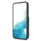 For Samsung Galaxy S21+ 5G Skin Feel Detachable Card Bag Magsafe Phone Case(Blue) - 3